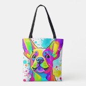 Tote Bag L'art chiot franco-bulgare (Dos)