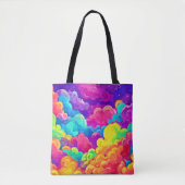 Tote Bag L'Art Cloudscape coloré (Devant)