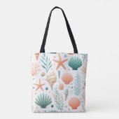 Tote Bag L'art coquille côtière (Dos)