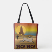 Tote Bag L'art de la fauconnerie : Le long glissement (Dos)