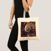 Tote Bag L'art de la peinture par Johannes Vermeer (Devant (produit))