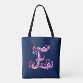 Tote Bag L'art de monogramme d'Emily E et la signification (Dos)