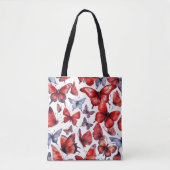 Tote Bag L'art des papillons aquarelles (Devant)
