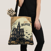 Tote Bag L'art d'Halloween vintage (De près)