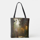 Tote Bag L'art Imaginaire de la librairie magique (Dos)