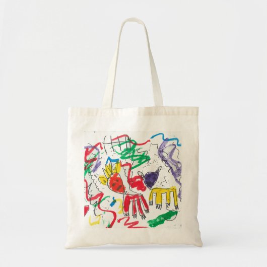 Tote Bag L'art inspiré par Basquiat de Charlotte (Devant)