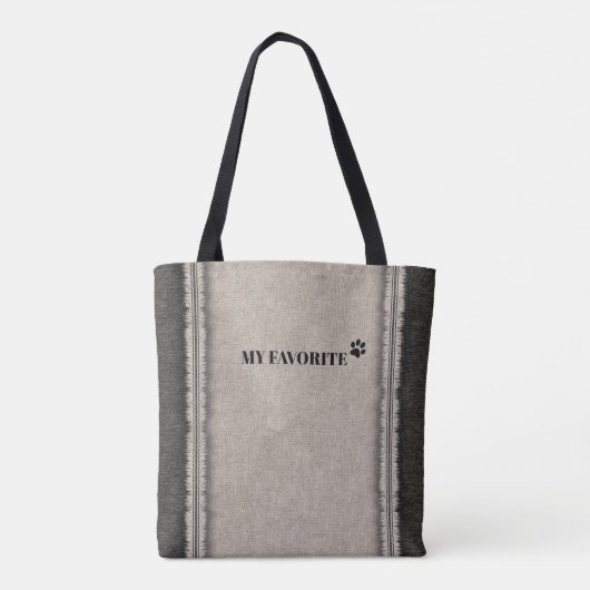 Tote Bag L'art malinois belge quand tout échoue citation (Dos)