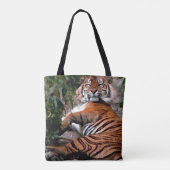 Tote Bag L'Art numérique du tigre (Dos)