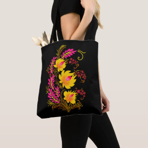 Tote Bag L'art populaire floral ukrainien