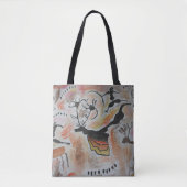 Tote Bag L'art rupestre Abstrait (Devant)