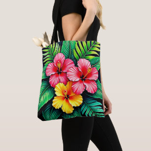 Tote Bag L'art tropical des Hibiscus