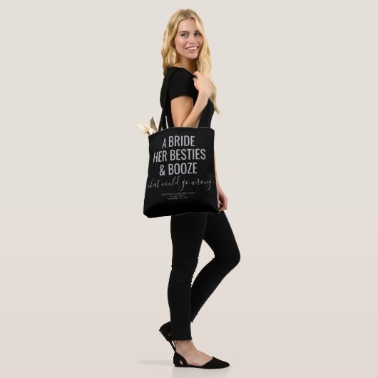 Tote Bag Las Vegas Bachelorette Amusante Mariée Besties Boo (Sur le modèle)