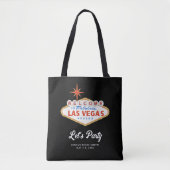 Tote Bag Las Vegas Bachelorette Pool Party Bienvenue Fourre (Devant)