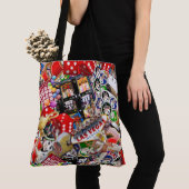 Tote Bag Las Vegas Icons - Gamblers Delight (De près)