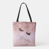 Tote Bag Lash Boss Makeup Eyebrow Eyes Lashes Dripping Gold (Dos)