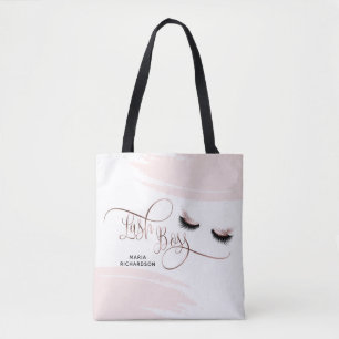 Tote Bag Lashes rose Gold