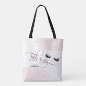 Tote Bag Lashes rose Gold (Dos)