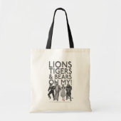 Tote Bag L'Assistant D'Oz™ | Lions Tigers & Ours Oh My! (Devant)