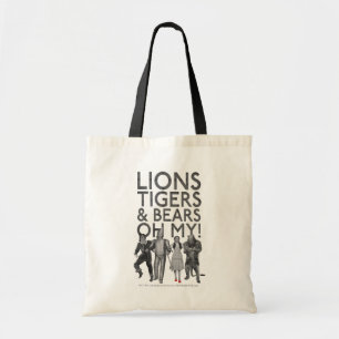 Tote Bag L'Assistant D'Oz™ Lions Tigers & Ours Oh My!