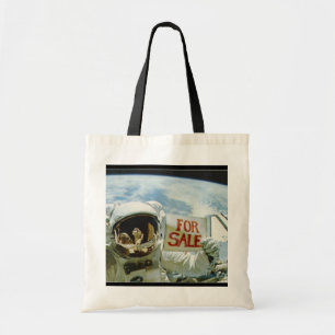 Tote Bag L'astronaute vend la terre