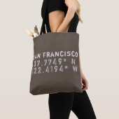 Tote Bag Latitude de San Francisco (De près)