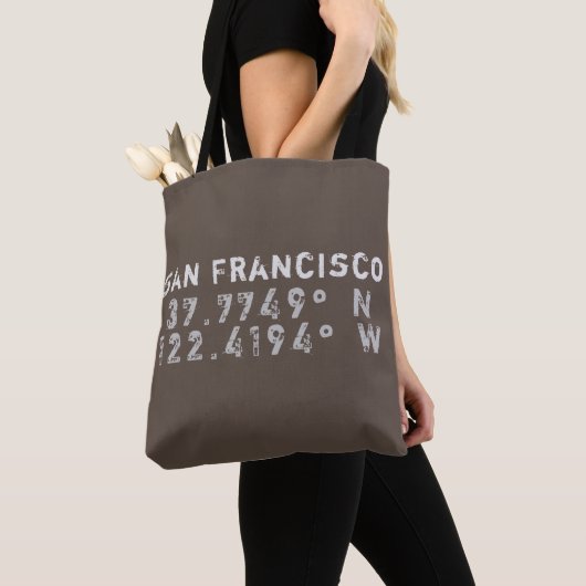 Tote Bag Latitude de San Francisco (De près)