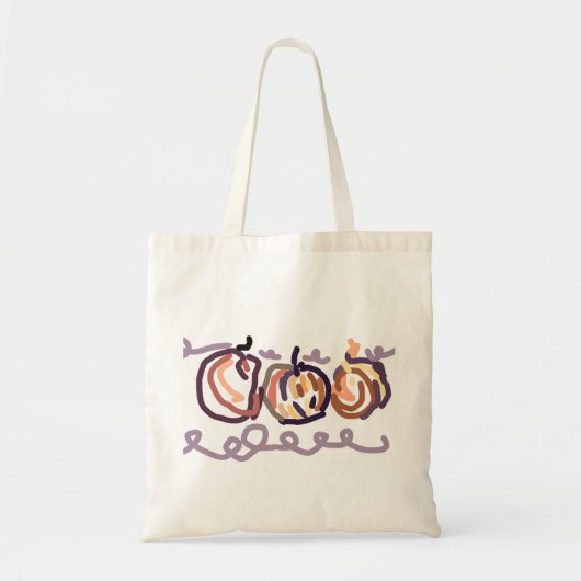 Tote Bag Latte au potiron ensoleillé (Devant)
