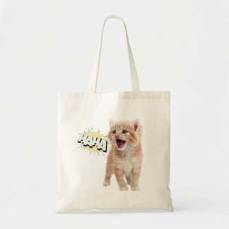 Tote Bag Laughing Kitten