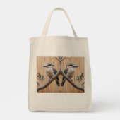 Tote Bag L'Australie Kookaburra dans un arbre Art de la fau (Dos)