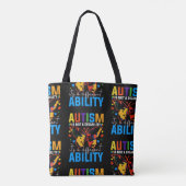 Tote Bag L'Autisme N'Est Pas Un Handicap, C'Est Un Différen (Dos)