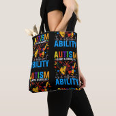 Tote Bag L'Autisme N'Est Pas Un Handicap, C'Est Un Différen (De près)