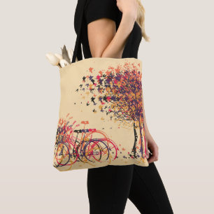 Tote Bag L'automne laisse les arbres #3