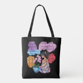 Tote Bag L'autonomisation des femmes inspire une affirmatio (Dos)