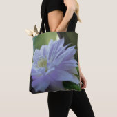 Tote Bag Lavande Clematis Fleur Nichée Dans Trellis (De près)