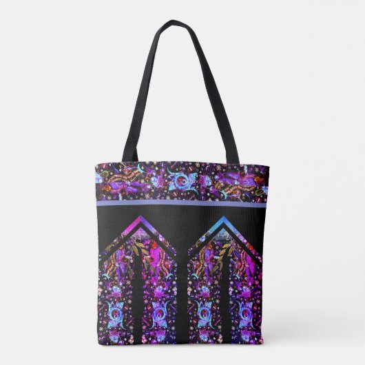 Tote Bag Lavande d'éclairage (Dos)