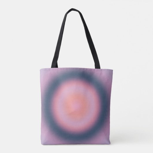 Tote Bag Lavande Dégradée Rétro Lavande Violette Lilac Abst (Dos)