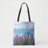 Tote Bag lavande sur le lac (Devant)