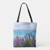 Tote Bag lavande sur le lac (Dos)
