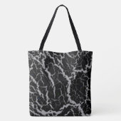 Tote Bag Lave de l'espace fissuré - Argent (Dos)
