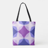 Tote Bag Lavender Diamond Motif (Dos)