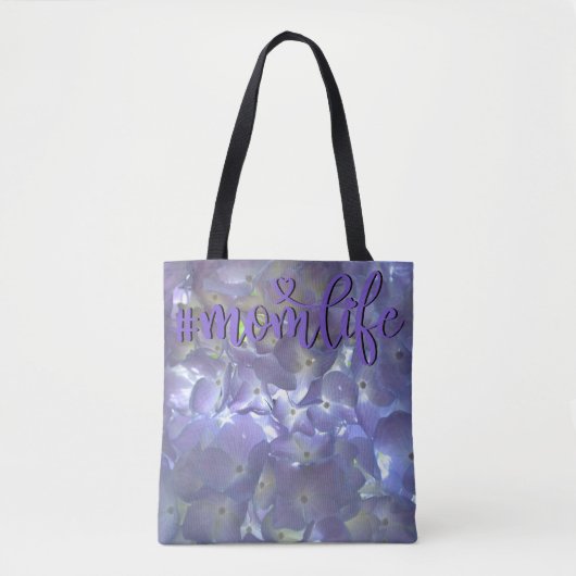 Tote Bag Lavender Hydrangeas (Devant)