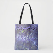 Tote Bag Lavender Hydrangeas violet fleuri meilleure tante  (Devant)