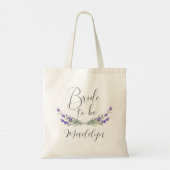 Tote Bag Lavender Laurel Mariée Mariage (Dos)
