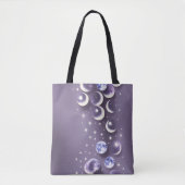 Tote Bag Lavender Moon Calm Dreamy Aesthetic (Devant)