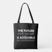 Tote Bag L'avenir est accessible ASL Sign Language (Dos)