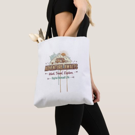 Tote Bag L'aventure attend (De près)