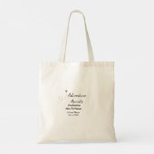 Tote Bag L'aventure attend le diplôme ajouter le nom année (Dos)