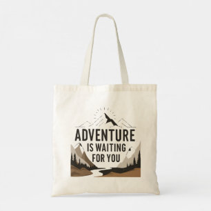 Tote Bag L'aventure attend un cadeau amoureux randonnée pou