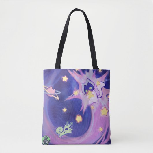 Tote Bag L'aventure cosmique de KitKat (Devant)