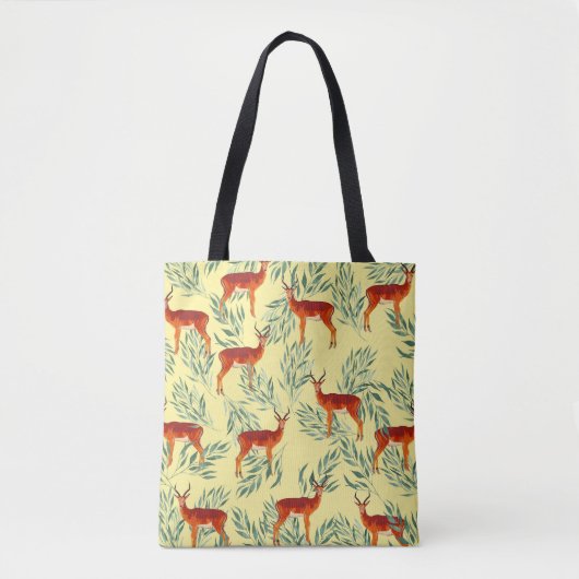 Tote Bag L'aventure d'automne des cerfs (Devant)